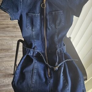 New very sexy jumpsuit denim